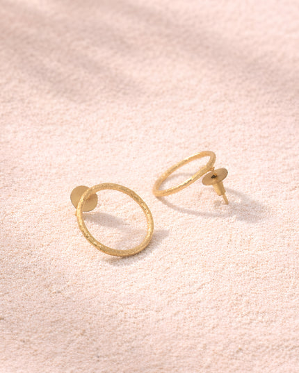 Pearl Orbit Drop Earrings