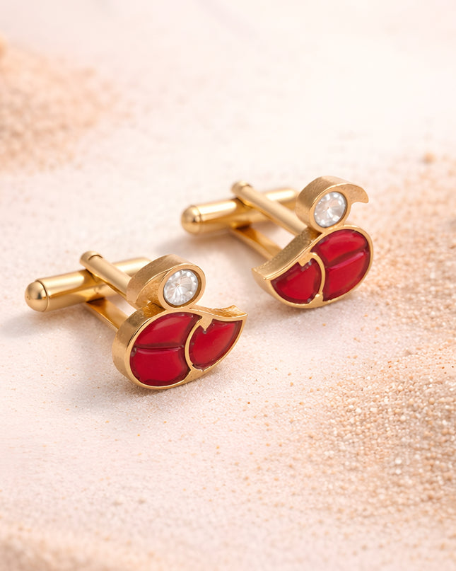 Art Nouveau Flame Cufflinks