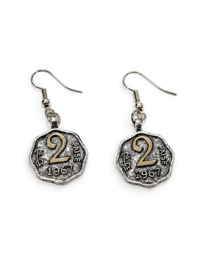 Vintage Coin Statement Necklace Set
