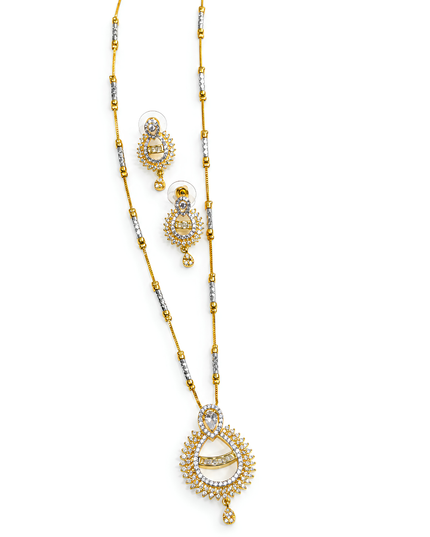 Celestial Glow – Necklace & Earrings Set