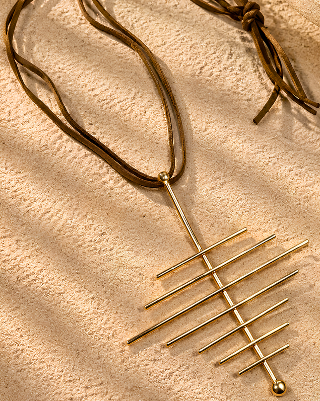 Crag Linear Statement Pendant