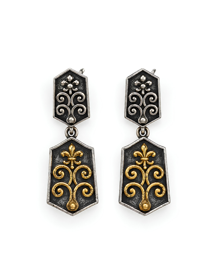 Royal Antique Hexagon Necklace Set