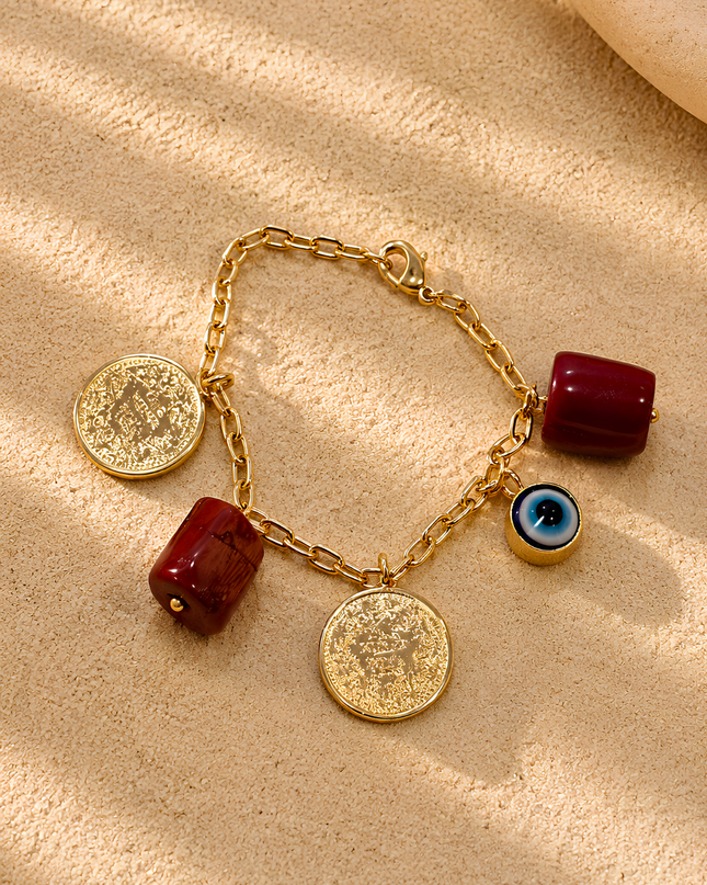 Nazarbattu Statement Charm Bracelet