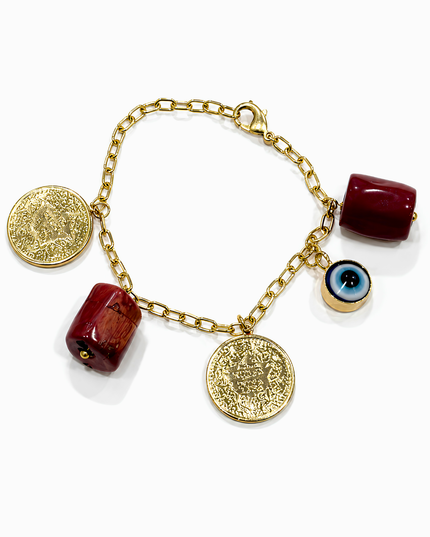 Nazarbattu Statement Charm Bracelet