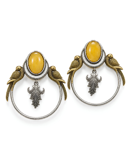 Rama Mayura Statement Earrings