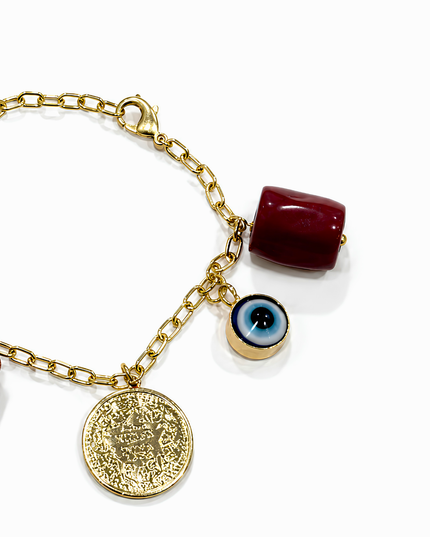 Nazarbattu Statement Charm Bracelet