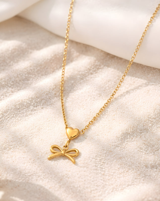 Heart Bow Chain