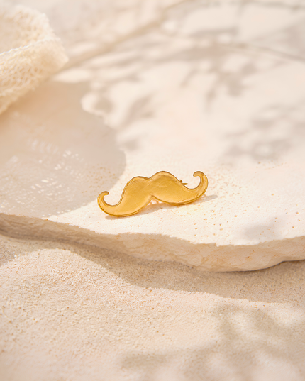 Classic Moustache Brooch