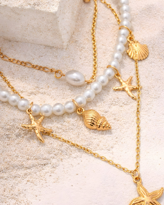 Sea Whisper Layered Necklace