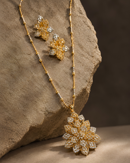 Floral Radiance Necklace Set