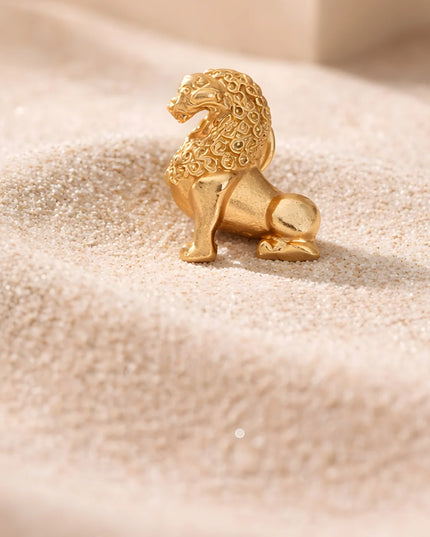Brother's Royal Rakhi Combo – Lion Brooch & Tiger Cufflinks | Premium Gift Set