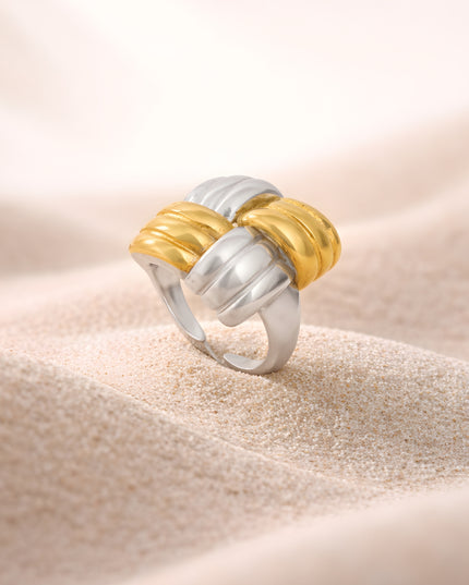 Dual-Tone Weave Ring