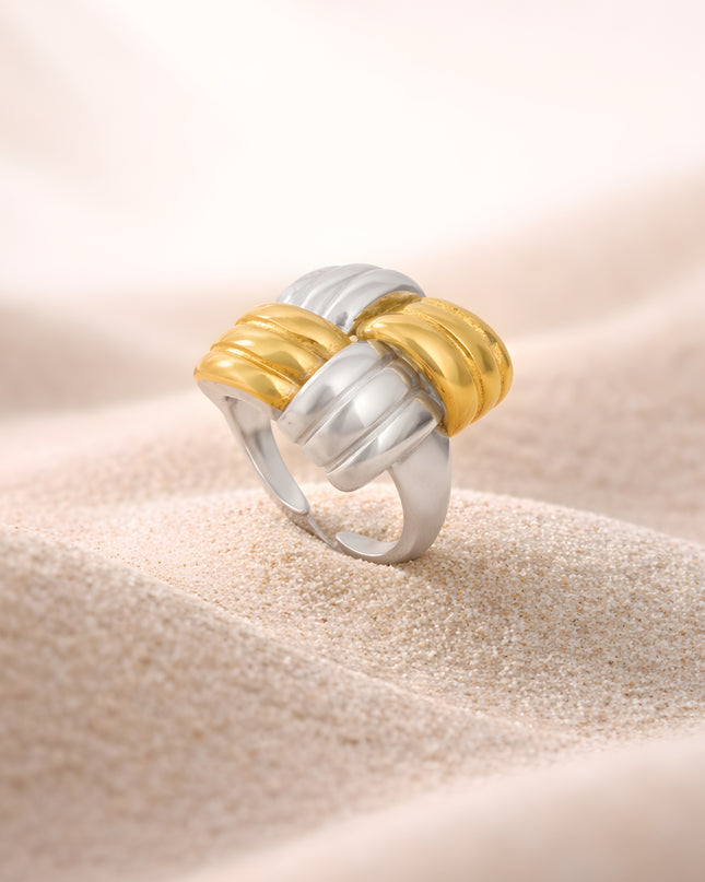 Dual-Tone Weave Ring