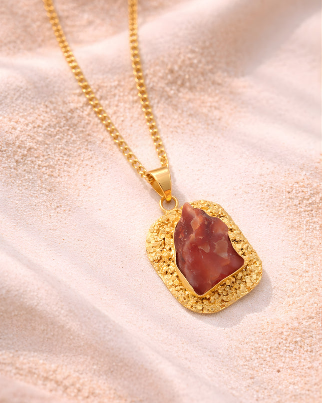 Mini Jewels Rustic Glow Stone Pendant