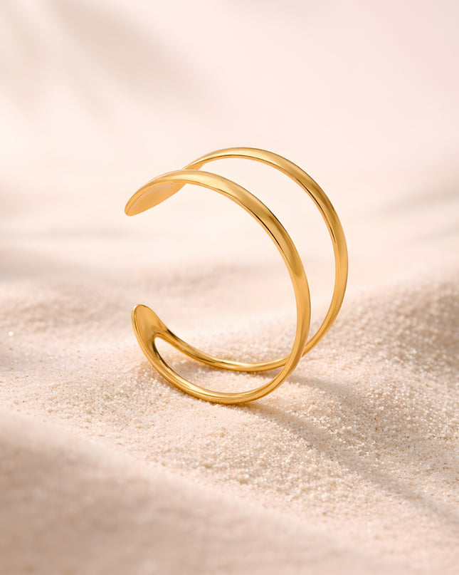 Sleek Wave Cuff