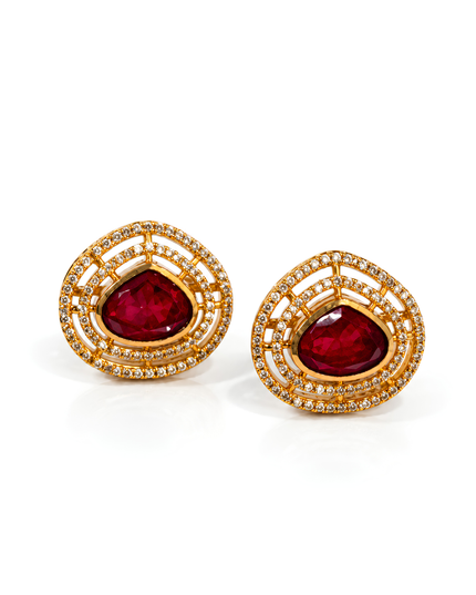 Ruby Radiance Necklace Set
