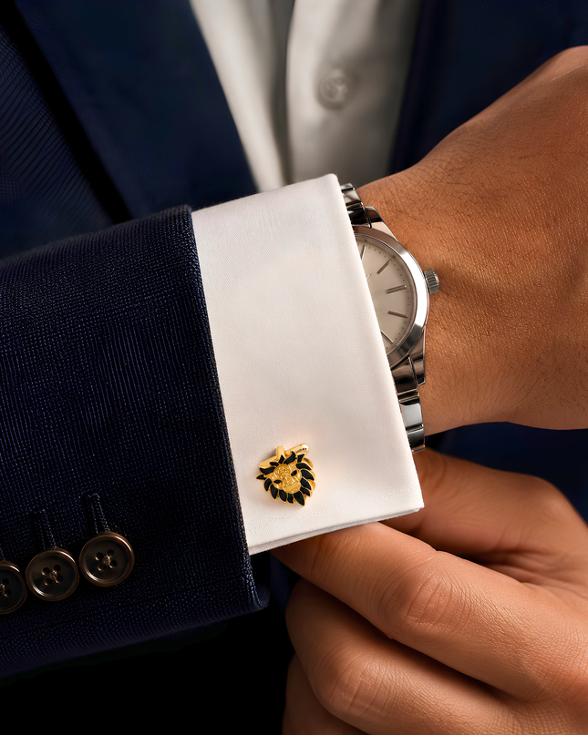 Royal Lion Crest Cufflinks
