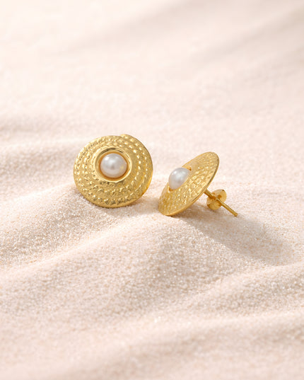Sunburst Pearl Studs
