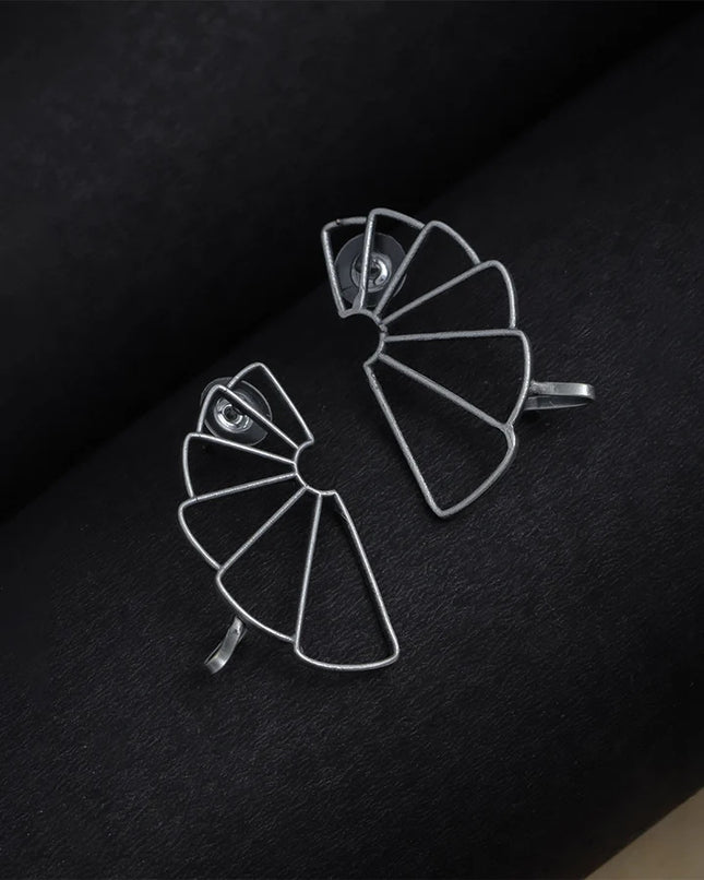 Rama Folk Fusion Pair - Pack of 2 Oxidised Earrings