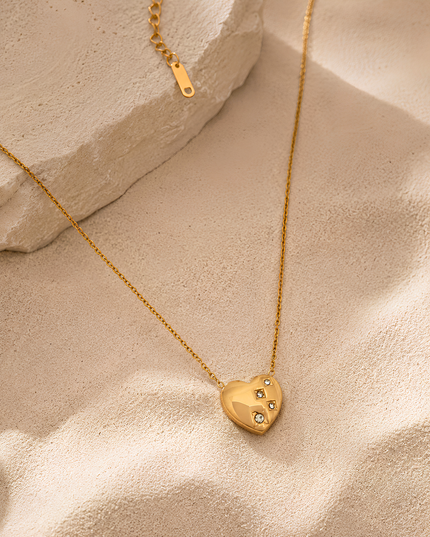 Crystal Heart Fancy Chain