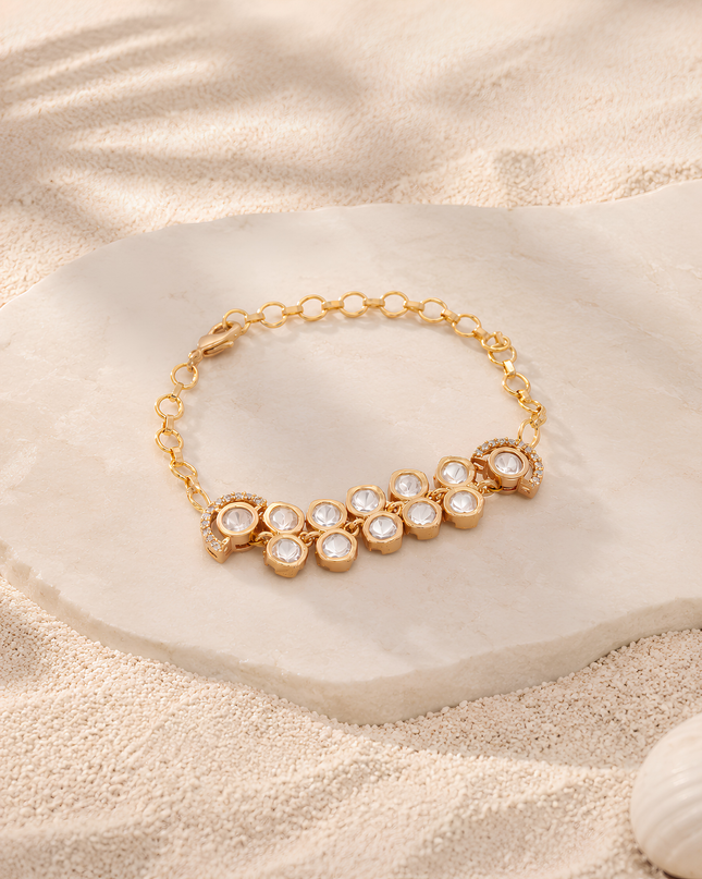 Majestic Radiance Kundan Bracelet