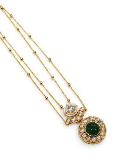 Emerald Majesty – Necklace & Earrings Set