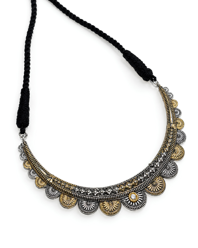 Antique Peacock Statement Necklace Set