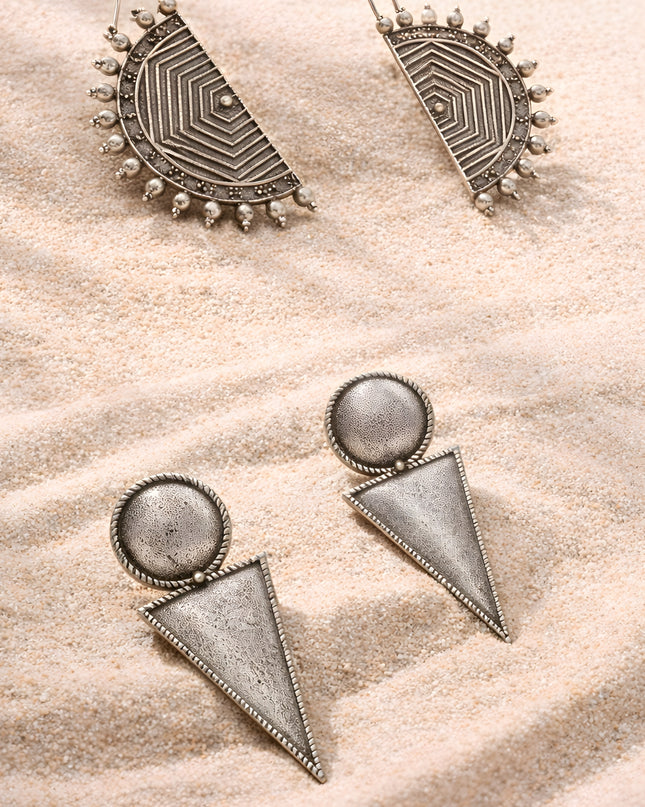 Rama Heritage Duo - Pack of 2 Oxidised Earrings