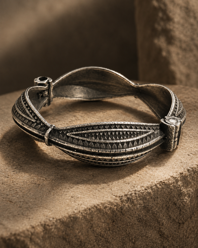 Antique Silver Hand Cuff