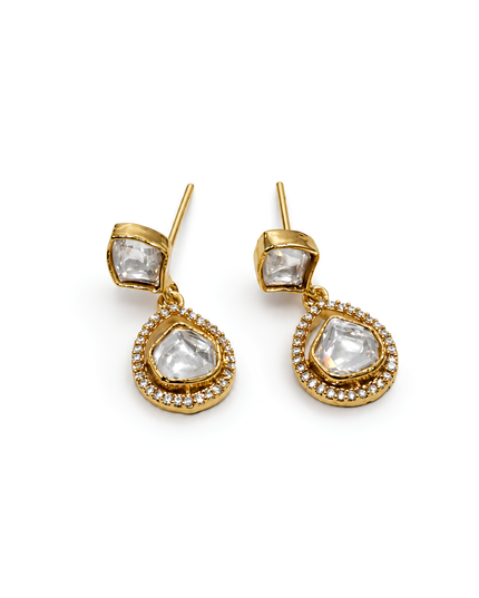 Crystal Cascade Layered Necklace Set