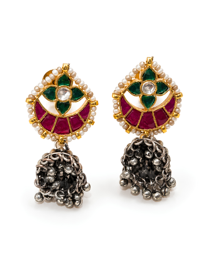 Meenakari Pearl Necklace Set