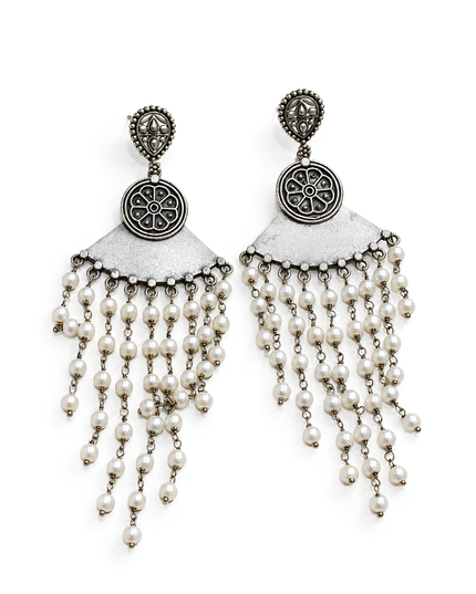 Rama Pearl Cascade Earrings