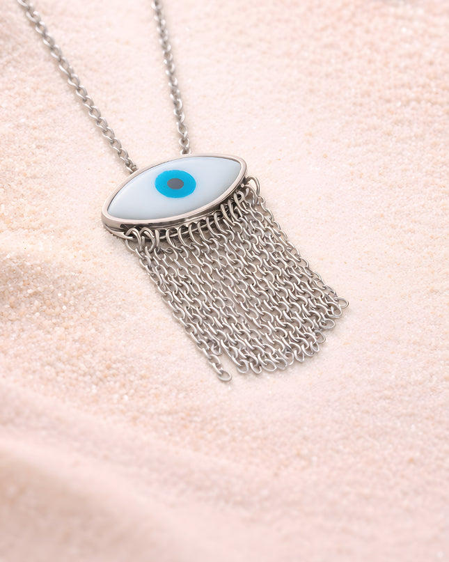 Nazarbattu Fringe Evil Eye Necklace