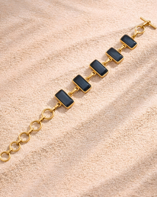 Midnight Blue Link Bracelet