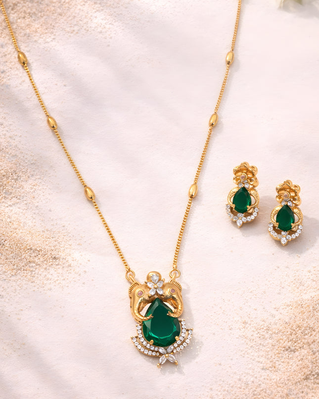 Emerald Gajgamini Set