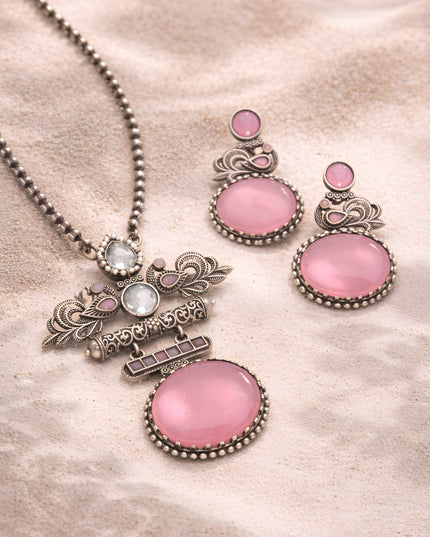 Blush Dream Statement Necklace Set