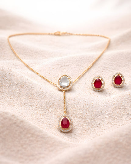Ruby Whimsy Necklace Set