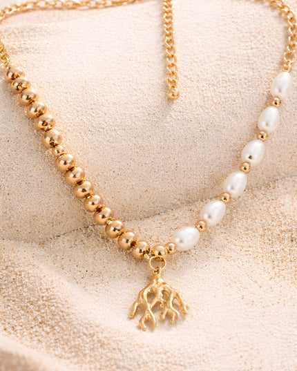 Coral Charm Necklace