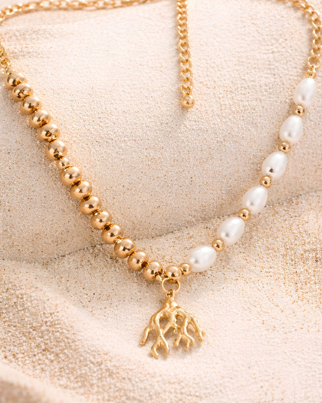 Coral Charm Necklace