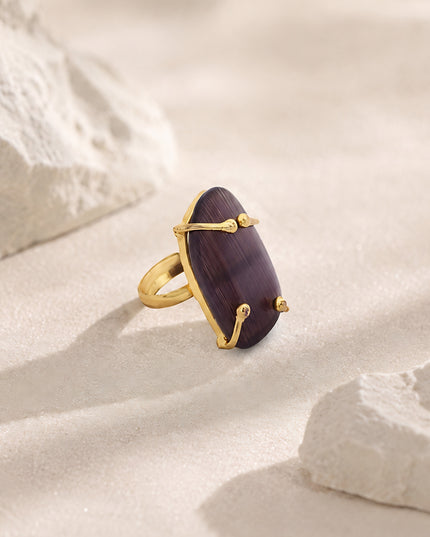 Crag Midnight Stone Ring