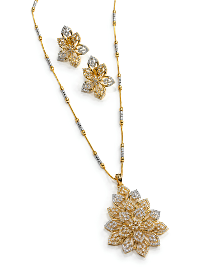 Floral Radiance Necklace Set