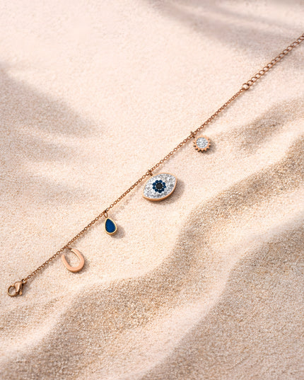 Nazar Luxe Charm Bracelet