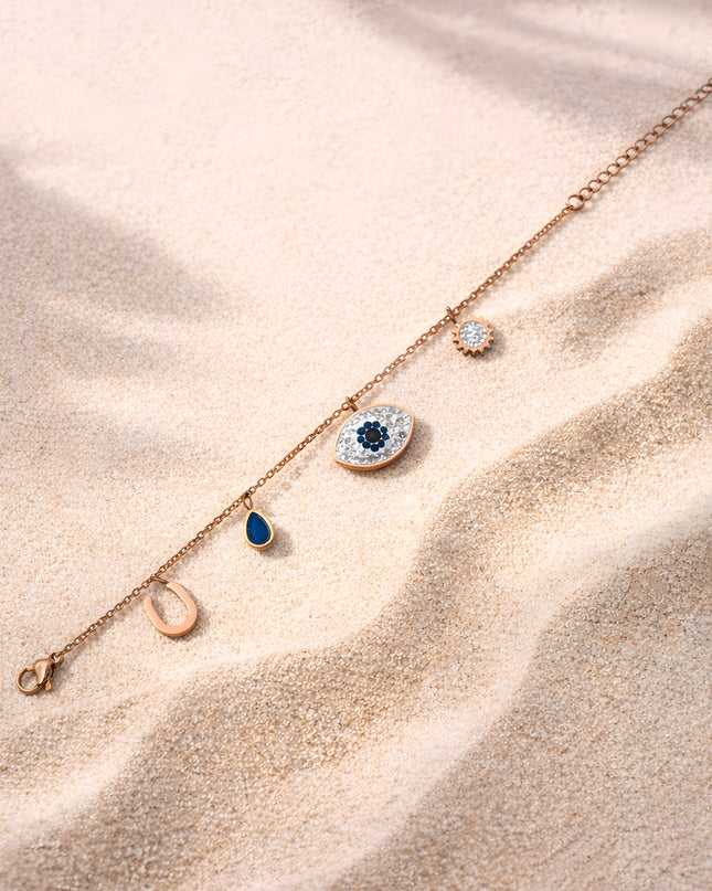 Nazar Luxe Charm Bracelet