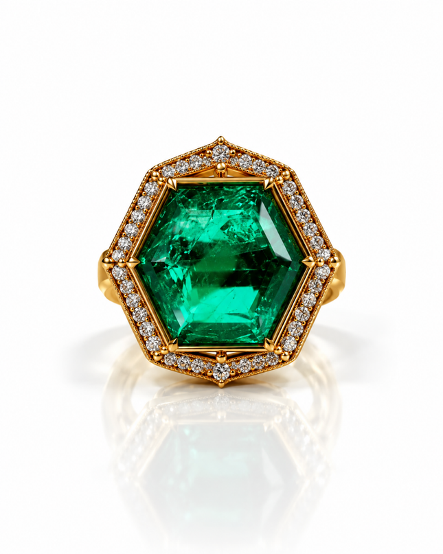 Emerald Royale Statement Ring