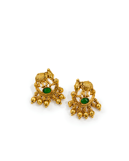 Motif Gold-Plated Necklace Set