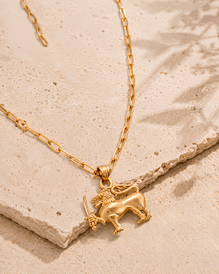 Lion Charm Fancy Chain