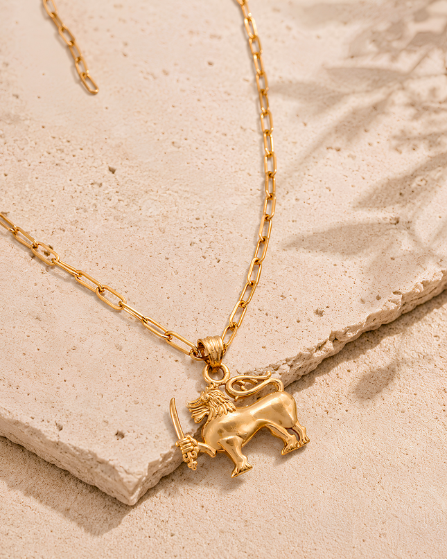Lion Charm Fancy Chain