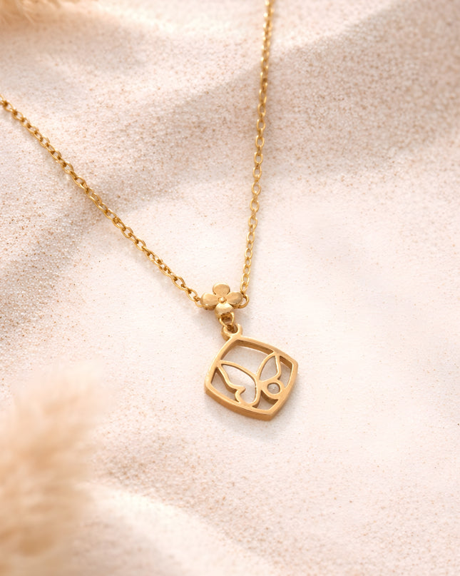 Clover Heart Frame Chain