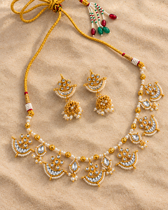 Meher Kundan Necklace Set