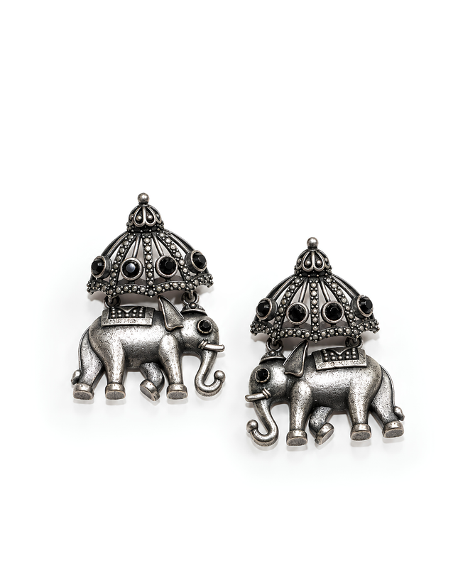 Rama Royal Elephant Jhumka Earrings
